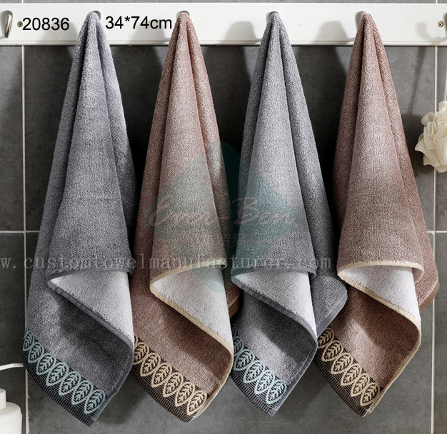 China Bulk Wholesale Bamboo hand towels Producer|Custom Color Bamboo Small Sweat Towels Factory for Brazil Argentina Chile Africa Mexico Peru